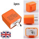 Motorbike 2 Pin Speed Adjustable LED Indicator Flasher Relay 08300-21063