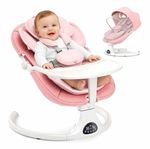 Electric Baby Swing Bluetooth Remote 5 Speeds 3 Recline Pink “Best Offer”