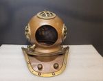 Vintage Brass Copper Antique Style  Divers Helmet - Ornamental Replica - Diving