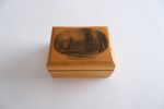 ANTIQUE MAUCHLINE WARE WINCHESTER CATHEDRAL TRINKET BOX - C1880'S, GREAT FUN!