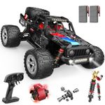 DEERC 1/10 3S Brushless RC Car 4x4 60KMH Off-Road Trophy Truck Spare Tire Gift