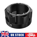 For YAMAHA RAPTOR YFM 700 700R Rear Wheel Axle Locking Nut #90179-36003-00 Black