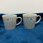 Set of 2 Denby Halo Speckle Stoneware large Mugs 400 ml