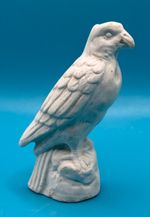 Antique Victorian White Bisque Porcelain Eagle Bird Figurine West Germany No.92
