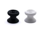 Black / White nylon lacing button mushroom bevel bungee shock cord canopy cover