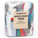 10 KG Sweatshirt Wiping Cloths, Garage Workshop Wiper, Cleaning Rags