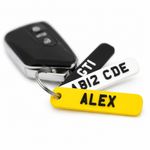 Personalised Car Reg Keyring Custom Number Plate Gift Keychain