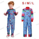 Chucky Costume Halloween Jumpsuit Kids Child's Play Killer Fancy Dress Cosplay