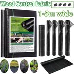 Heavy Duty Weed Membrane Weed Control Fabric Barrier Suppressant Garden Sheet