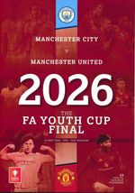 FA YOUTH CUP FINAL 2026 Manchester City v Manchester United - IN STOCK NOW!!!