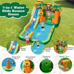 7-in-1 Inflatable Bouncy Castle Water Park Bounce House