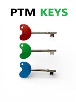 Radar Key for Disabled Toilets UK (3 Pack) - PTM key multipack colours