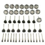90X Stainless Steel Wire Bowl Mix Brush Set For Dremel Rotary Tool Accessories