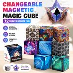 3D Magic Cube Shashibo Shape Shifting Box Adult Kids Decompression Puzzle Toy UK