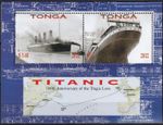 Tonga 2012 Yvert SS 49 Titanic Ships Boats MNH VF