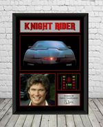 Knight Rider Signed Photo Print David Hasselhoff Poster Memorabilia