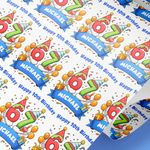 Personalised 67 Meme Birthday Wrapping Paper Roll – Any Name Gift Wrap
