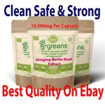 Stinging Nettle Root Extract Capsules 12,000mg , Genuine Strong Vegan Natural