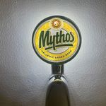 Brand New Mythos Beer Badge! Mythos Beer Lens! Mythos Pump Badge! Frog Eye Lens
