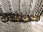 Metal Cricket Sightscreen Wheels