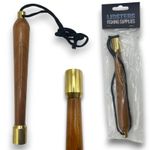 LFS Priest Brass Head Fly Spinning Trout Salmon Fishing Wood Handle Grip