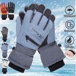 Snow Ski Gloves Men Women Winter Warm Thick Thermal Insulated Gloves Waterproof