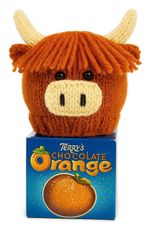 Highland cow Chocolate Orange Christmas Cover Knitting pattern only Gift Present