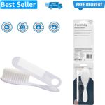 Brush and Comb Set, Ultra Soft Brush bristles, for Newborns and Toddlers, 2 P...