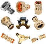 Brass Tap Connector Adaptor Universal Garden Water Fit Hose Pipe Tap Female Male