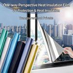 Mirror Reflective One Way Mirror Window Film Privacy Protect Glass Solar Tint