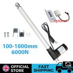 6000N 1320 lb Linear Actuator 4"~ 40" Stroke DC 12V Electric Motor Window Opener