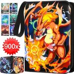 Pokemon Zip Trading Card Binder Folder -Holds 400/900 Cards Album Book Case Gift