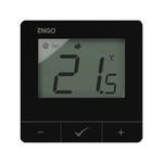 Engo ZigBee/868MHz Smart Thermostat, 230V, Black