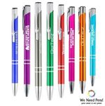 20 x Personalised Laser Engraved Metal Promotional Pens Top Quality Pen !!