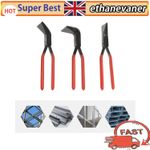 3 Pieces Sheet Metal Pliers Set Straight Hand Seamers Sheet Metal Tools 45°&90°