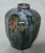 Stunning miniature early studio pottery vase, possibly by Reginald Wells
