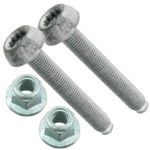 2X Febi N90954802 Front Hub Strut Pinch Bolt Nut Kit For VW Audi Golf Passat A3