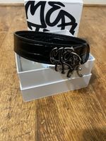 Black Mertra Alligator Skin Belt | UK One Size | Silver Buckle