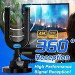 Rewave Antena Rewave TV Antenna Signal Booster Amplified Hd Digital TV Antenna