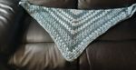 Chunky Handmade Baby  Boy Blanket.