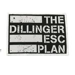 THE DILLINGER ESCAPE PLAN - Logo - Woven Patch - white border