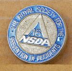 The Royal Society for The Prevention of Accidents 16 year badge 