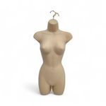 Skin Color Female Hanging Body Form Matt Plastic Display Torso Mannequin