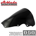 HONDA CB 600 S HORNET 2001 DARK SMOKED DOUBLE BUBBLE AIRBLADE SCREEN