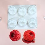 Simulated Fruit Mousse Silicone Cake Mold 3D Raspberry Kitchen Baking Mold AS