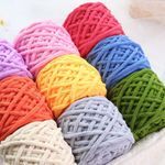 400g Chenille Chunky Yarn for Crochet/Knitting – 4 x 100g Skeins
