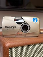 Olympus MJU II Champagne 35mm Film Camera with 35mm f2.8 Lens