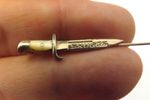 MILITARY BADGE COMMANDO DAGGER BADGE NAMED BRUGGE 3CM BY 1CM (1751)