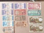 .Mixed Banknotes South Africa Canada Egypt France Circulated Lot Of 13