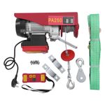 250kg Electric Winch Scaffold Hoist Winch Crane Workshop Garage Lifting Set